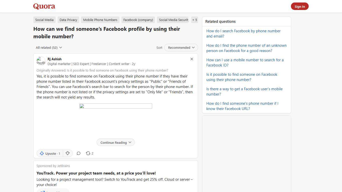 How can we find someone’s Facebook profile by using their mobile number? - Quora